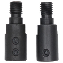 2 Pcs M10 Motor Shaft Drill Adapter for Saw Blade Connection Coupling Joint Connector Coupler Sleeve Tools Accessories, 5 Mm & 8 Mm