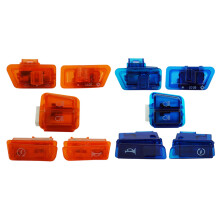 10 Pcs Motorcycle Turn Signal for Scooter GY6 50Cc 125Cc 150Cc DIO AF17 AF18, 5 Pcs Orange & 5 Pcs