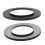 2Pcs Camera Lens Filter Step   Adapter Black - 49Mm-77Mm & 52Mm-77Mm 1