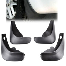 2 Set Accessories: 1 Set Mud Flap Guards Front Rear & 1 Pcs Car Rear View Mirror Cover Trim Side Wing Case