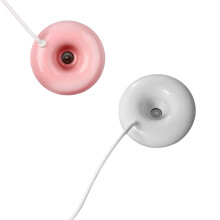 2pcs Donut Humidifier Usb Office Desktop Humidifier Portable Air Purifier - & White