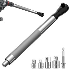 1/2" Offset Extension Wrench Impact Ratchet Extender for Electric Drill 3/8" 1/4
