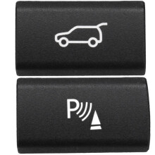 2 Pcs Button Cover for X5 E70 2006-13 X6 E71 2008-14 : 1 Pcs Parking Sensor & 1 Psc Tailgate Rear Trunk
