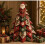 DIY Quilted Christmas Tree Kit, 3D Padded Patchwork Sewing Set for Beginners,Table Office Display, Gift for  Lovers 3
