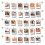 Hanging Photo Display Wall Decor - 30 Clips with Self Adhesive Hooks for Easy Installation 2