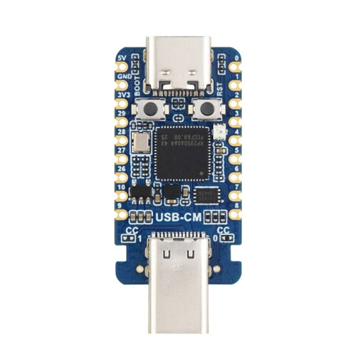 RP2350 USB C Microcontroller Development Board Dual-Core & Dual-Architecture for Raspberry Pi RP2350A with Converter 1