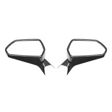 Rearview Mirror Cover Side Mirror Cover Trim Sticker for Camaro 2016-2023 Carbon Fiber Accessories