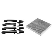4Pcs Side Door Handle Frame Trim for 06-11 with 1003C (CF10134) Cabin Air Filter for , CSX ,