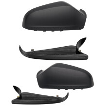 1 Pair Car Side Mirror Housing Wing Mirror Cover for Astra H Mk5 2004-2009 Left & Right