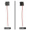 4 Pcs Light Bulb Sockets Fits for  Focus MK2 MK3 H7 with Long Cable 7