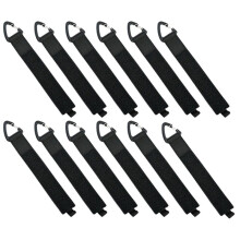 12Pcs L Size Hanging Carabiners for Heavy-Duty Straps Nylon Storage Straps with Extension Cords Organization and Storage