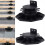 30 Pcs Joist Support Pedestals, Adjustable Decking & Flooring Support Pedestal for Deck, Timber Base 1