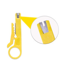 15Pcs Portable Wire Stripper, Small Wire Stripper, Wire Bonder, Wire Bonder, Wire Bonder with Small Yellow Knife.