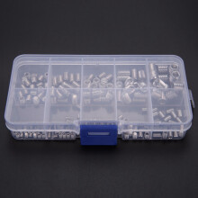 200 Pcs 304 Stainless Steel Grub Screws Hex Socket & 280 Pcs Spring Pin Tension Elastic Cylindrical Cotter Pins