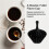 Filter Paper Presser Ribbed Dripper Paper Press Coffee Filter Press Rounded Handle for Coffee Ground Filtration 6