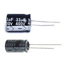 10Pcs Capacitor Electrolytic Aluminum 33UF 400V Black with 10 X 400V 10UF Low ESR Impedance Electrolytic Capacitor