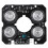 2 Pcs IR LED Board IR Led Spot Light Infrared for CCTV Cameras Night Vision 3 Array 53mm Diameter & 4 Array 52mm Diameter 9