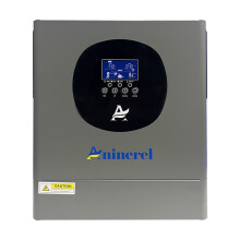 Aninerel Onduleur Solaire Hybride 2000W, MPPT 60A, Sortie Double, Écran LCD Couleur