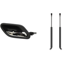 2Pc Rear Trunk Shocks Lift Strut Support for 5 Series E39 Saloon 1996-2003 & 1x Black with Chrome Inside Door Handle