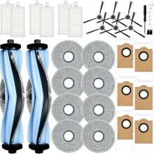 Accesorios para Aspiradora Robot para M3/ M3 MAX: Repuestos, Cepillo Lateral Principal, Filtro HEPA, Bolsa para Polvo, Almohadilla de Mopa
