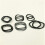2 Set 3-25mm Wave Spring Washers Assortment Kit 65Mn Manganese Spring Gasket Elastic Washers Assortment Kit 5