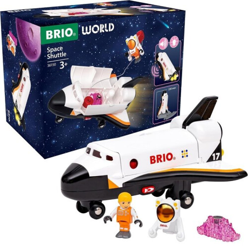 Brio Junarata - BRIO - 36150 - Valo- ja äänisavukone - Astronautti + irrotettava haalari - Yhteensopiva Brion kanssa 1