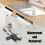 8 Pack Tip-Out Tray Hinges for Sink-Front Drawer, Sink Front Tip-Out Trays Hinges False Front Cabinet Clips 7
