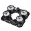 2 Pcs IR LED Board IR Led Spot Light Infrared for CCTV Cameras Night Vision 3 Array 53mm Diameter & 4 Array 52mm Diameter 10