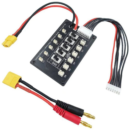 2X 1S Lipo Lithium Battery Serial Charging Board Blade Inductrix Ultra Micro-JST-PH2.0 1