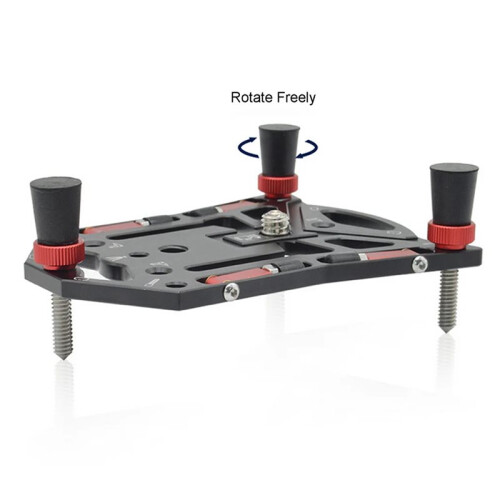 2X Multifunctional Camera Bracket Quick Release Stable Flat Tripod Base for  Camera Phone DSLR Camera Photography