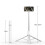 2X Automatically - Selfie Stick with Single-Button Remote Control 360 Rotation Outdoor Live Streaming Stand 5