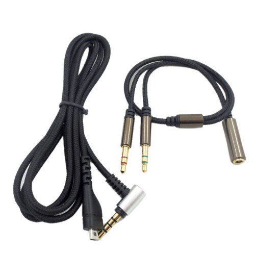 2X Suitable for  Arctis 3 5 7 Stable Audio  Headphone Extension Cord 1