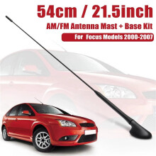 10X AM/FM Car Radio Roof Antenna Aerials Mast + Base Kit for Focus Models 2000-2007 XS8Z-18919-AA