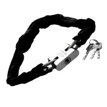 2X Bike Lock 65CM Metal Anti-Theft MTB Road Bike Heavy Duty Safety Lock Motorcycle Padlock Bicycle Chain Lock with Key