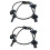2 Set Car Accessories: 1 Pcs Car Knock Sensor & 1 Set Front Right / Left ABS Wheel Speed Sensor 9