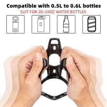 2X Bike Water Bottle Holder Ultra-Light Bicycle Bottle Cages with Screws Tool,Universal Bike Cup Holder Rack