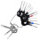 14Pcs Car Electrical Wiring Crimp Connector Extractor Puller Release Pin Kit (Silver) & 1 Pcs Throttle Sensor 10