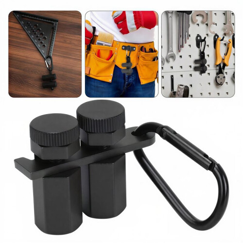 Tall Stair Gauges for Framing Square with Holder&Carabiner Knobs,Versatile Circu 1