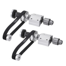 1 Set of No Power DIY Woodworking Cutting Grinding Spindle Trimming Belt Jto Drill Chuck Set Small Lathe Accessories for Table Saw