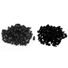 100Pcs M3 12mm+6mm Nylon Spacer Hex Stand-Off Pillar for Motherboard & 100X Motherboard Nylon Hex Standoff Threaded Spacer M3 Thread 6+6mm Black