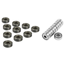 10Pcs 625ZZ Single Row Deep Radial Bearing 16Mm x 5Mm x 5Mm & 10Pcs Miniature Sealed Metal Shielded Metric Radial Bearing Model: 604