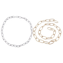 2x 1M Heavy Duty Chain for Vintage Chandelier Hanging Lamp,Pearl Black & French Gold