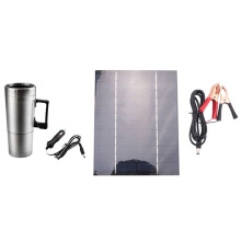 5.5W 12V Solar Panel Battery Charger Board Waterproof Polycrystalline Plate with Car Heating Kettle