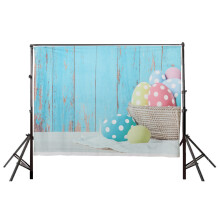 Easter wooden wall egg suede cloth photography background studio background props 2.1*1.6M