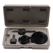 11Pc HEAVY DUTY HOLE SAW CUTTER KIT 19,22,28,32,38,44,51,64mm Round Drill Set