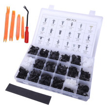 435 x Plastic Car Push Pin Rivet Trim Clips Panel Fasteners Interior Assortments