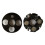 2 Pcs IR LED Board IR Led Spot Light Infrared for CCTV Cameras Night Vision 3 Array 53mm Diameter & 4 Array 52mm Diameter 5