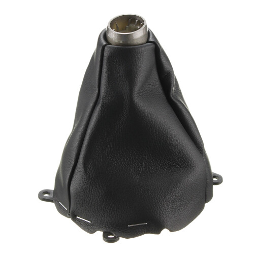 Car Manual Leather Gear Shifting Dust Boot with Shift , 5 Speed Gear Shift Knob Manual Shift  Stick 2
