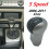 Car Manual Leather Gear Shifting Dust Boot with Shift , 5 Speed Gear Shift Knob Manual Shift  Stick 8