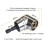 1 Set Impact Grade Power Hand Tools Driver Sockets Adapter & 50 Pcs Corner Bracket Profile Connector Set 6